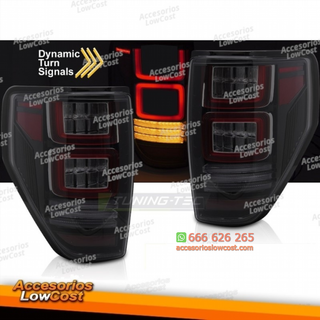 FAROS TRASEROS LED AHUMADO FORD F150 MK12 08-14