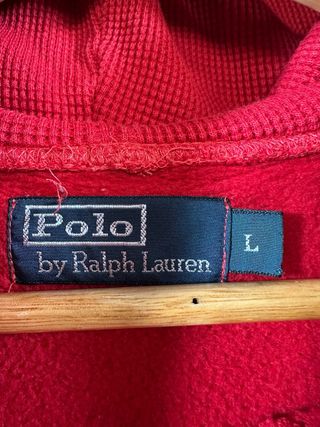 Sudadera Polo Ralph Lauren College Roja Talla L