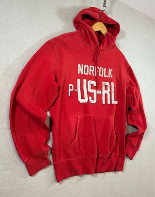 Sudadera Polo Ralph Lauren College Roja Talla L
