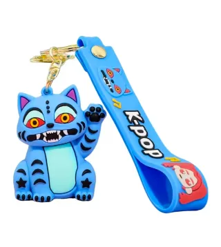 Llavero K-Pop Gato Azul