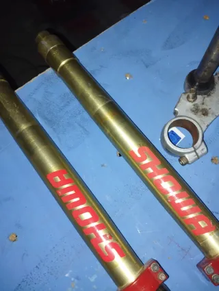 Horquillas Rieju Rj con eje y pinza y rodamientos