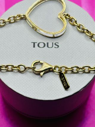 Pulsera Tous Oro Vermeil Corazón