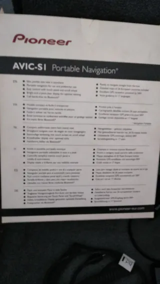 Navegador GPS Pioneer AVIC-S1 Portátil