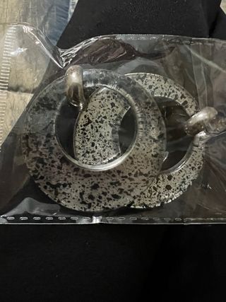 Orecchini vintage con melograni rossi e altri