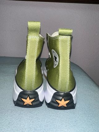Converse Run Star Hike Verde y Blanco talla 41 .