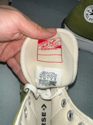 Converse Run Star Hike Verde y Blanco talla 41 .