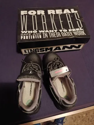 Zapatos de seguridad Kingsman negros