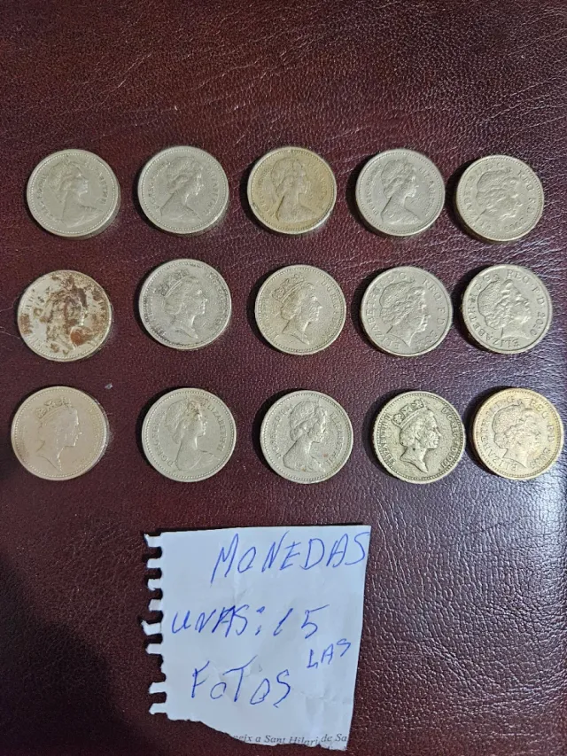 Lote de 15 monedas