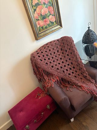 Chal/Poncho Crochet Multicolor