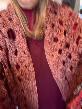 Chal/Poncho Crochet Multicolor