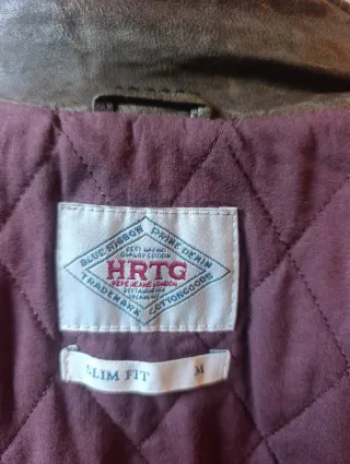 Chaqueta de cuero Pepe Jeans verde oliva