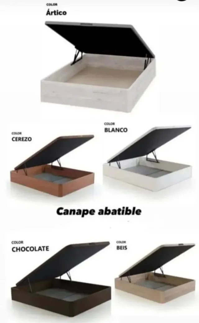Canapés,colchónes,cabezales,somieres,base,mesitas