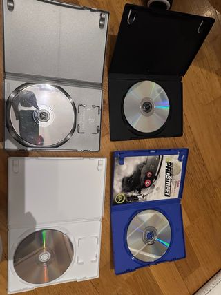 Lote 4 Juegos PS2: Burnout 3, NFS ProStreet, FIFA