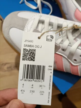 T36,5 Adidas Samba OG Rosas