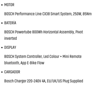 BERRIA STRATOS HPR XT Talla M Eléctrica 38 km !!!!