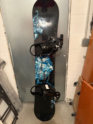 Tabla Snow + Fijaciones + Bolsa Burton