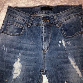 Jeans JOLIDON donna con pietre