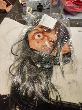 Disfraz Bruja Integral con Pelo Largo