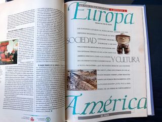 Libro "Historia de Europa y America"