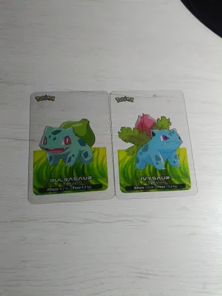 Cartas Pokémon Bulbasaur Ivysaur 1995-2006
