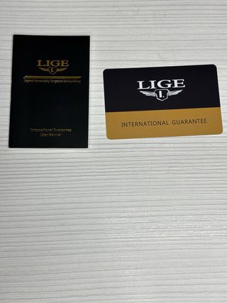 Reloj LIGE Negro y Marrón