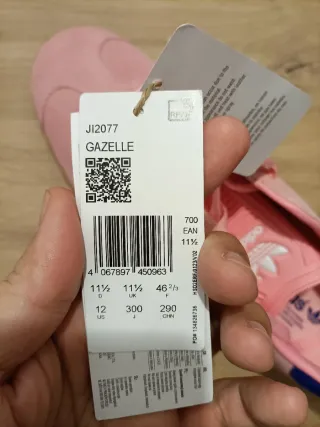 T46 Adidas Gazelle Rosa