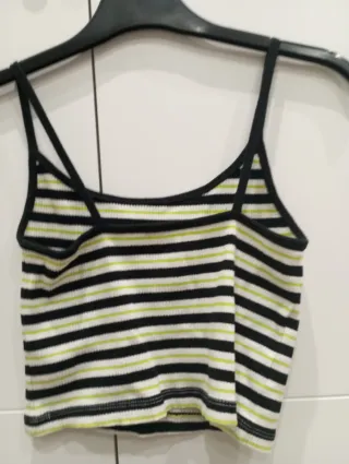 Top de tirantes a rayas