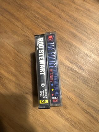 Lote 2 Cassettes Rod Stewart Michael Jackson