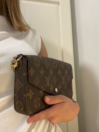 Bolso Louis Vuitton Monogram Marrón y Dorado