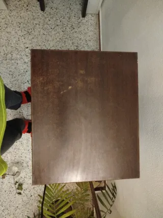 Mueble Cajonera Alta Estrecha Madera Marrón