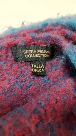 Bufanda Sfera Mujer Cuadros Talla Única