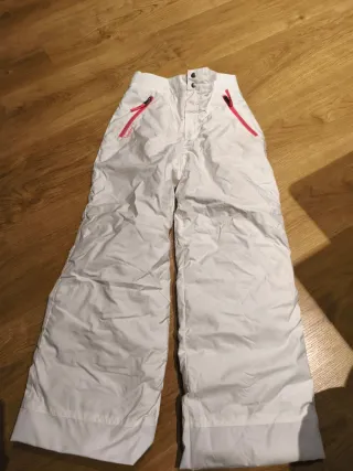 Pantalón Nieve Niña 7-9 Años Blanco