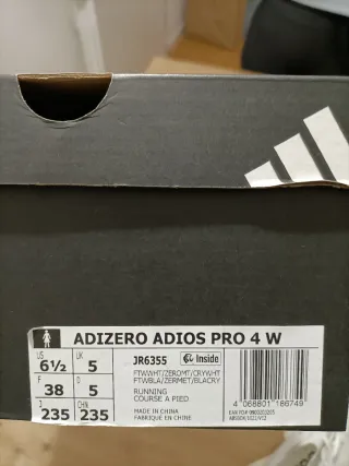 T38 Adidas Adizero Adios Pro 4