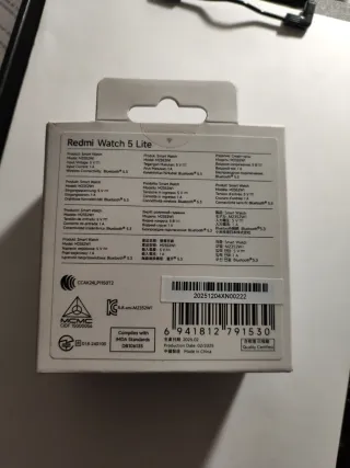 Xiaomi Redmi Watch 5 Lite Negro