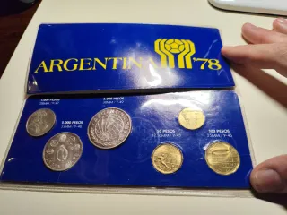 Argentina '78 Set Coin Monete Divisionale argento