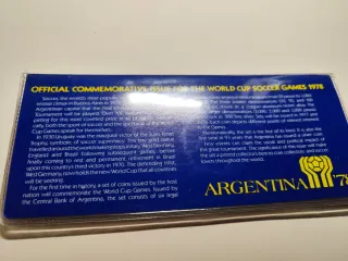 Argentina '78 Set Coin Monete Divisionale argento