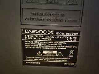 TV Daewoo 21 Retrogaming