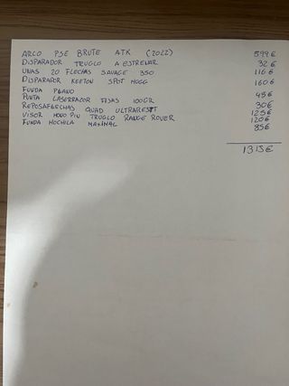 Arco de poleas pse brute atk