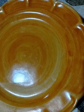 Piatto VIETRI Ceramica Arancione