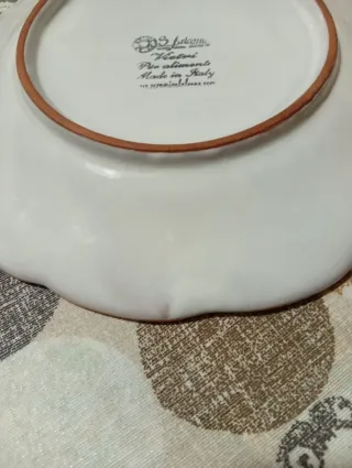 Piatto VIETRI Ceramica Arancione