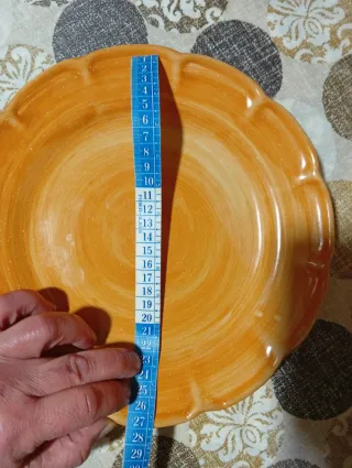 Piatto VIETRI Ceramica Arancione