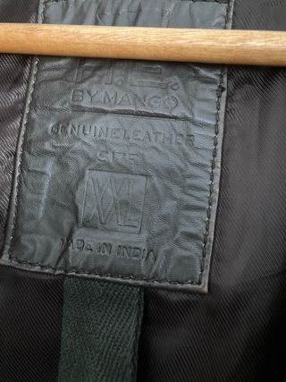 CHAQUETA PIEL MARRON