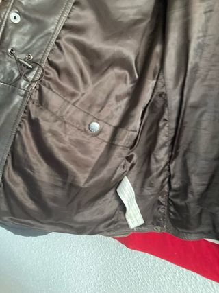 CHAQUETA PIEL MARRON