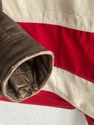 CHAQUETA PIEL MARRON