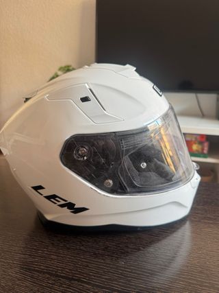 Casco LEM Blanco Talla L