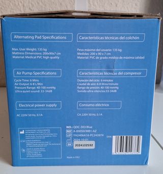 Colchón Antiescaras MOBICLINIC MOBI 1 + Compresor