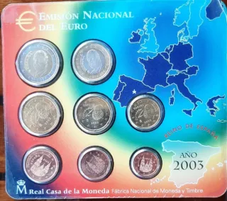 Portafoglio Euro Spagna 2003