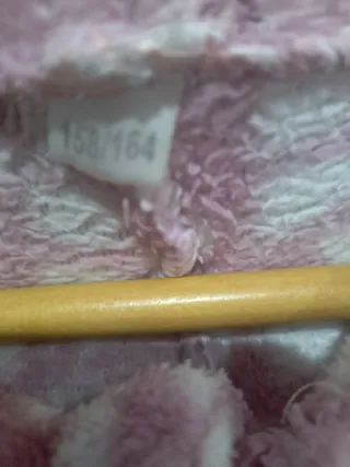 Pijama entero rosa y blanco