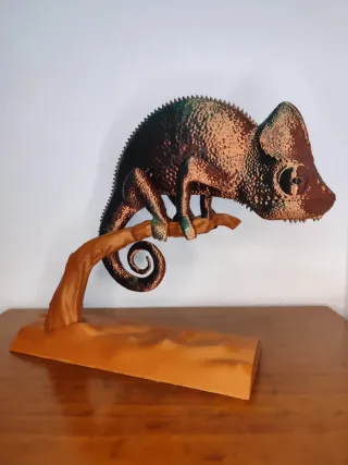 Figura Camaleón 3D