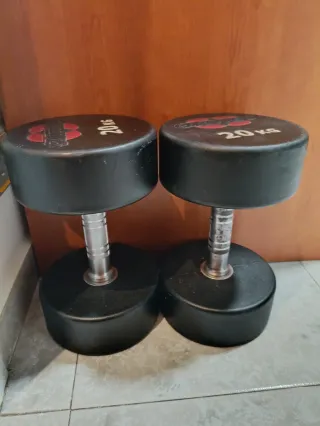 Juego de 2 mancuernas 20 kg